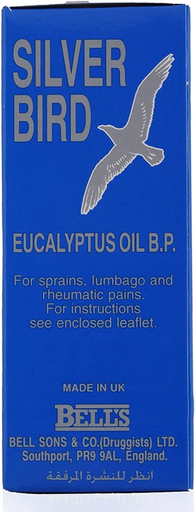 Silverbird Organic Eucalyptus Essential Oil 100 percent Pure (28ml) Natural Aromatherapy Oil for Diffuser/Humidifier