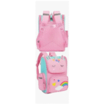 Unicorn School Backpack - Pink - Image 3