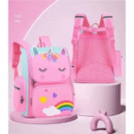 Large Unicorn Backpack- Blue - Image 4