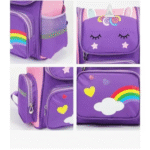 Large Unicorn Backpack- Purple - Image 5