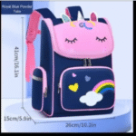 Large Unicorn Backpack- Blue - Image 3