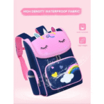 Large Unicorn Backpack- Blue - Image 6