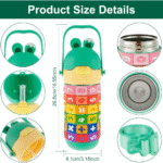 Spin Fun Insulated Mathematics Vacuum Kids Water Bottle - Image 5