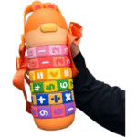 Spin Fun Insulated Mathematics Vacuum Kids Water Bottle - Orange - Image 2
