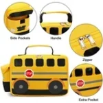 Yellow School bus Lunch Box - Image 4