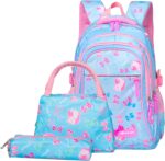 3 piece set school Backpack Kids Bookbags Set for Girls - Image 10