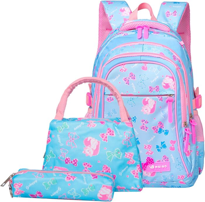 3 piece set school Backpack Kids Bookbags Set for Girls - Image 10
