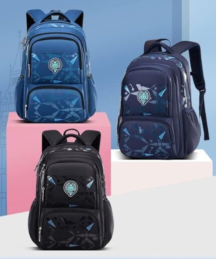 Large Capacity Side Opening School Bag Lightweight Backpack Suitable for 6-18 Years Old