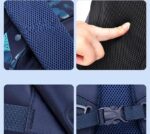 Large Capacity Side Opening School Bag Lightweight Backpack Suitable for 6-18 Years Old - Image 9