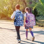 Geometric-Print Backpack and Lunch-Bag Set for Students - Image 5