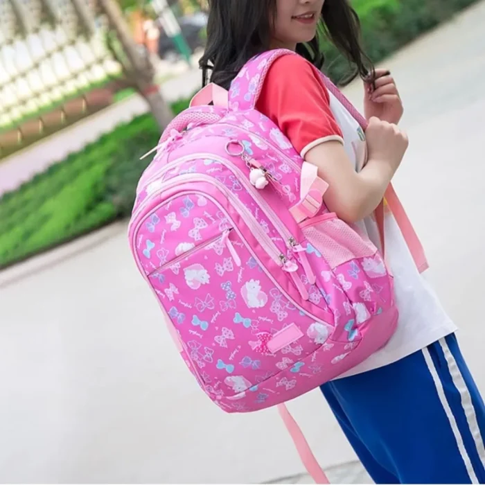 3 piece set school Backpack Kids Bookbags Set for Girls - Image 3
