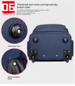Rolling Large Capacity Bag Computer Backpack for Overnight Business - Image 7