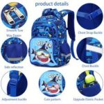 Boys Dinosaur Backpack Set with Lunch Box Pencil Case - Image 6
